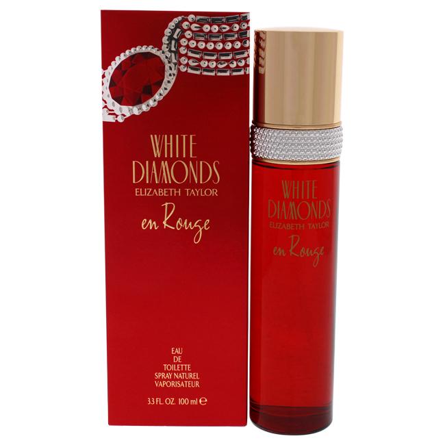 White Diamonds En Rouge Fragrance De – by Women Elizabeth Taylor Outlet Toilett for Eau 