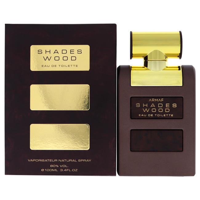 Shades Wood by Armaf for Men Eau De Toilette Spray Fragrance