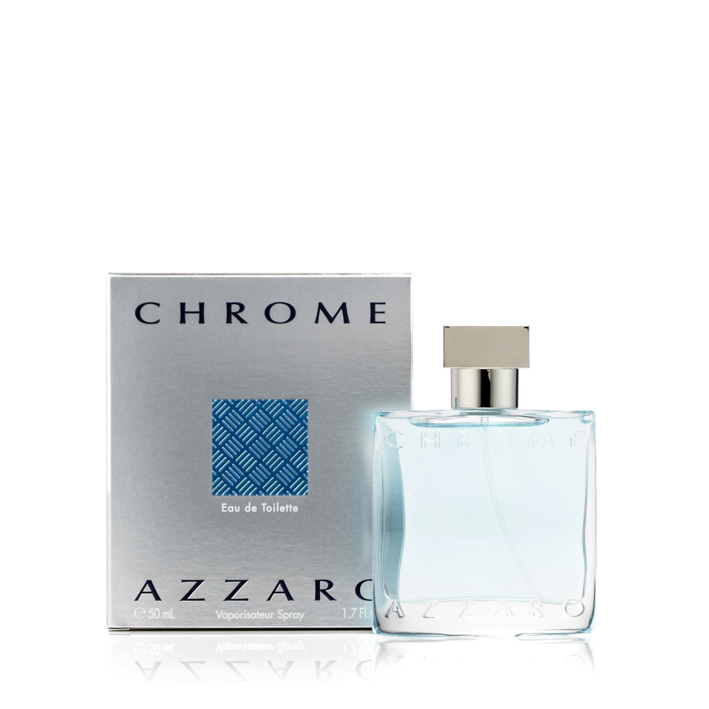 Chrome Eau de Toilette Spray for Men by Azzaro