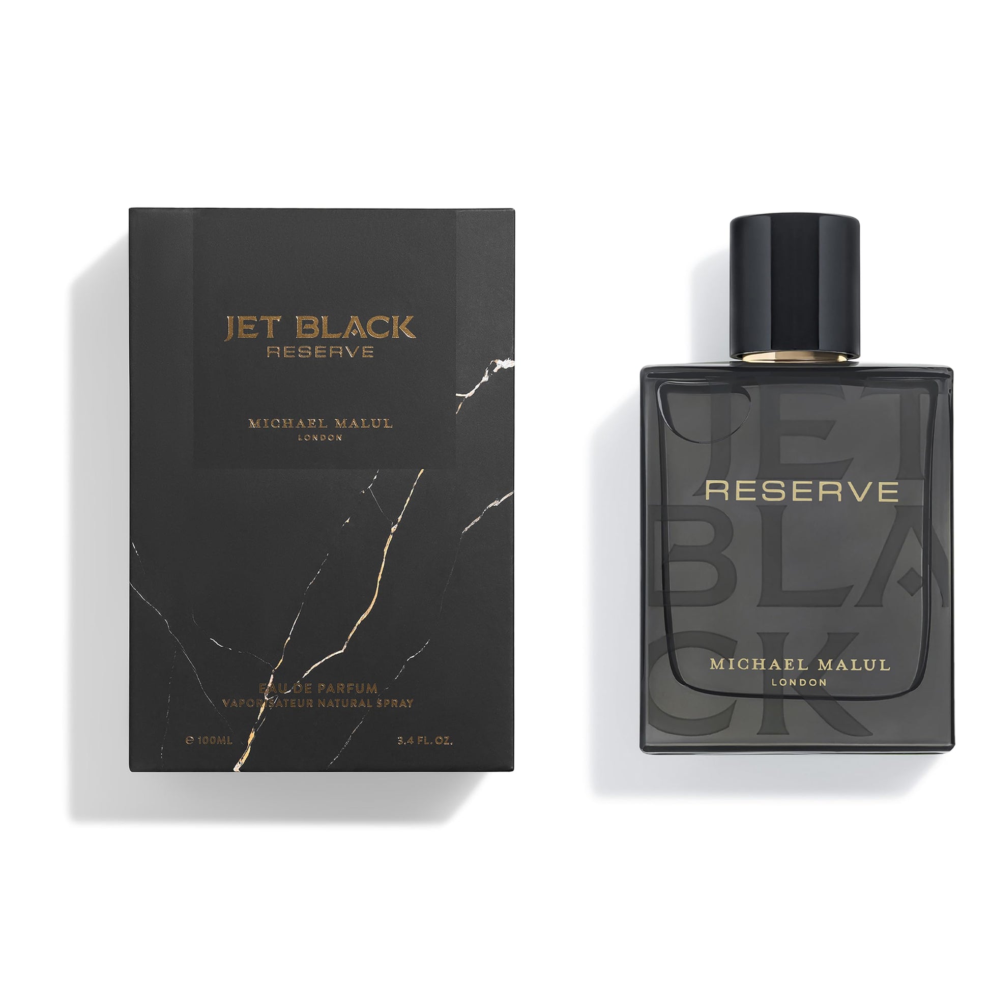 Jet Black Reserve Eau de Parfum Spray for Men by Michael Malul, Product image 2