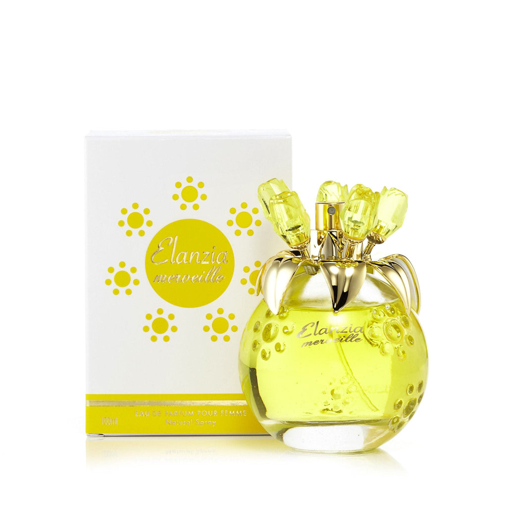 Elanzia Mervielle Yellow Eau de Parfum Spray for Women 3.3 oz.