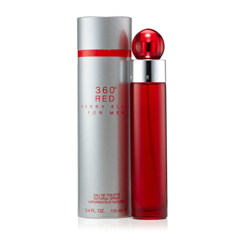 360° Red Eau de Toilette Spray for Men by Perry Ellis